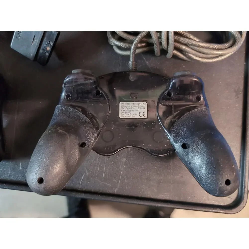 PlayStation2 Controller Lot Dualshock 2 Mad Catz Dual Force Analog Video Game